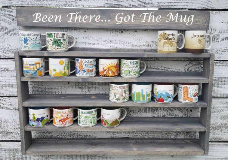 How do you display a mug collection?