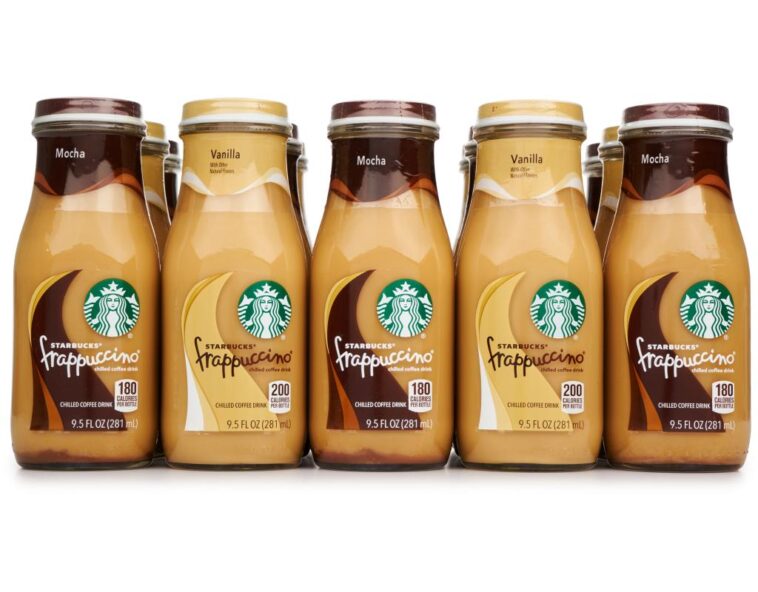 How do you drink a Starbucks Frappuccino bottle?
