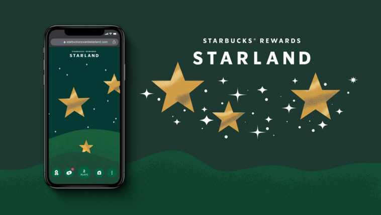 How do you get Starland on the Starbucks app?