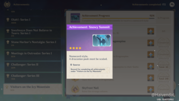 How do you get the Genshin cat Namecard?