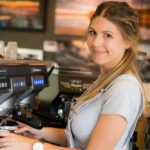 How do you greet a barista?