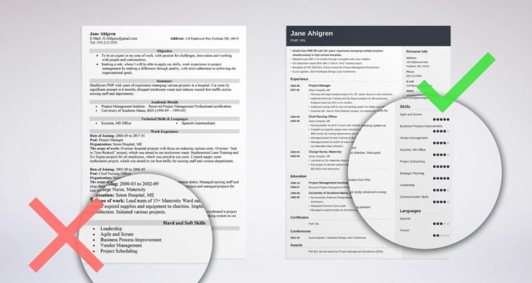How do you list skills on a resume?
