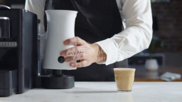 How do you make Nespresso Barista cold foam?