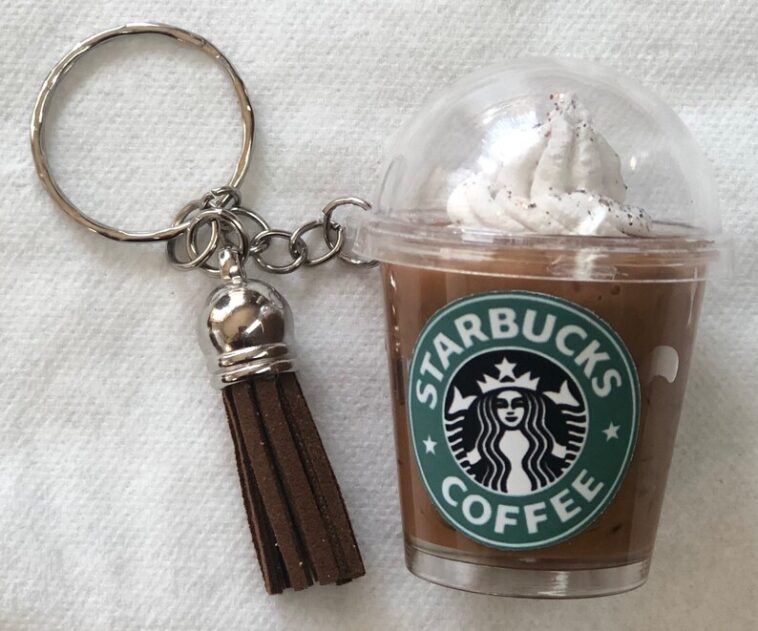 How do you make Starbucks Mini Cup keychains?