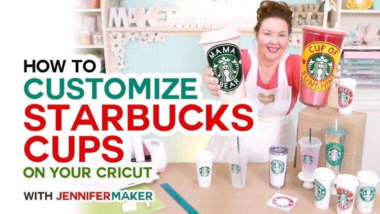 How do you make a Starbucks Cricut cup?