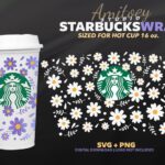 How do you make a Starbucks cup wrap?