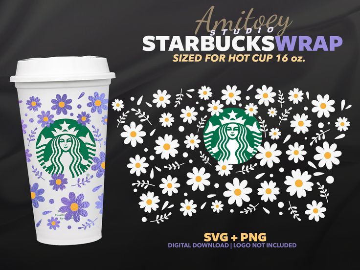 How do you make a Starbucks cup wrap?