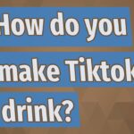 How do you make a TikTok blue drink?