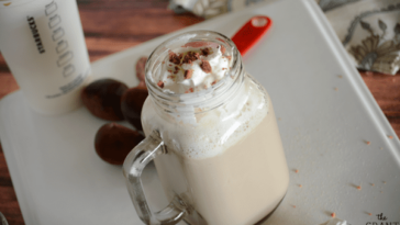 How do you make a chestnut praline latte healthier?