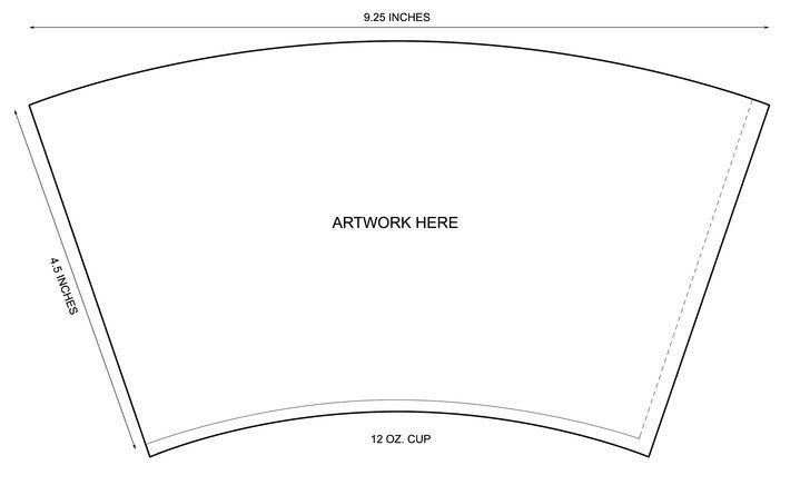 How do you make a cup wrap?