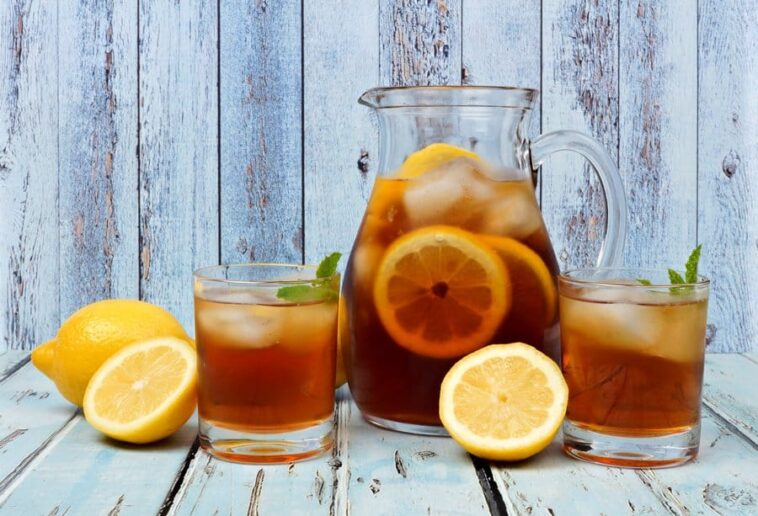 How do you make iced tea in Ninja hot and cold?