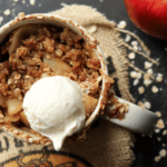 How do you make macchiato apple crisp less calories?