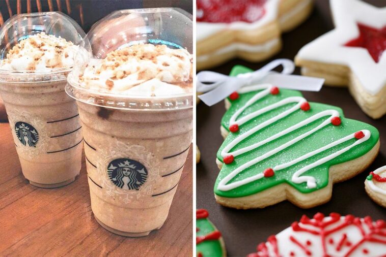 How do you order a Christmas cookie Frappuccino?