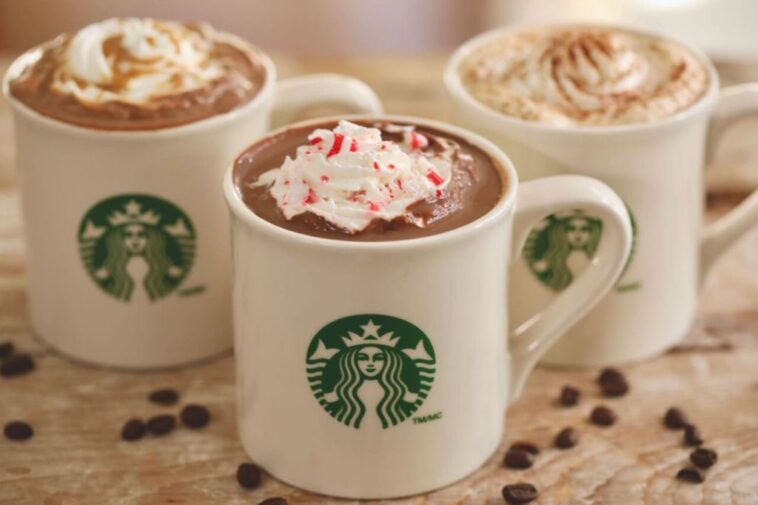 How do you order a Peppermint Mocha from Starbucks?
