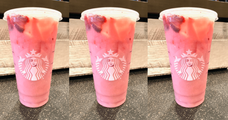 How do you order a blended pink drink?