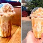 How do you order a caramel frappuccino from Starbucks?