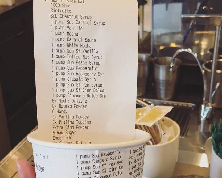 How do you order a complicated coffee?