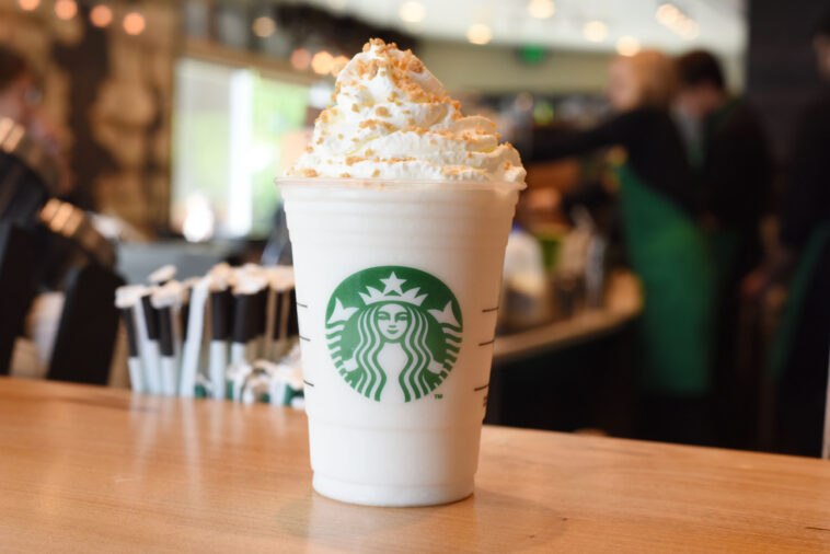 How do you order a frappuccino at Starbucks?