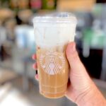 How do you order a salted caramel mocha on the app?