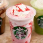 How do you order a strawberries and cream frappuccino?