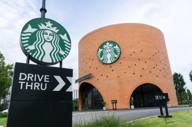 How do you order regular coffee at Starbucks Drive Thru?