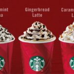 How do you order the Skinny Peppermint Mocha on the app?
