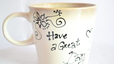 How do you personalize a cup?