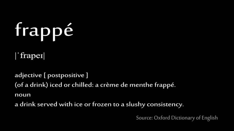 How do you pronounce Chino frappe?