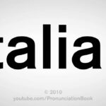 How do you pronounce Grande Italian?