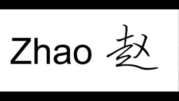 How do you pronounce Zhao?