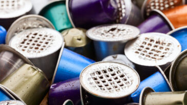 How do you recycle coffee pods at home?