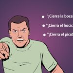 How do you shut up in Spanish?