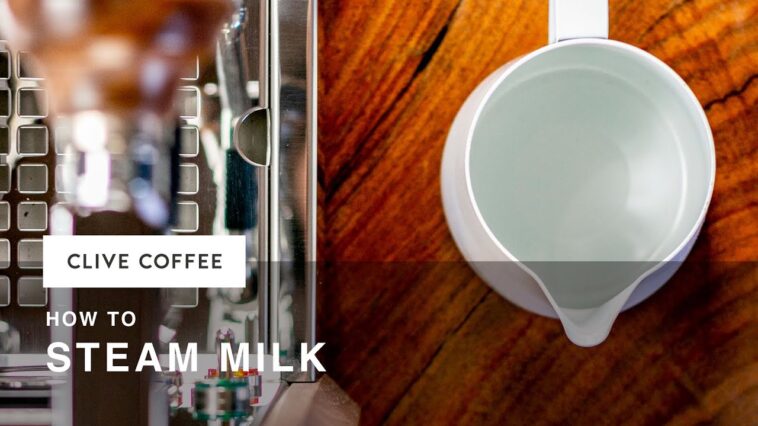 How do you steam milk for latte art without a steamer?