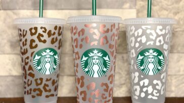 How do you use Starbucks cups with Cricut?
