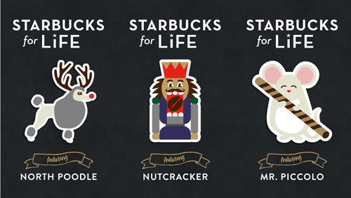 How long is Starbucks for life?