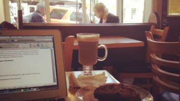 How long is it acceptable to sit in a coffee shop?