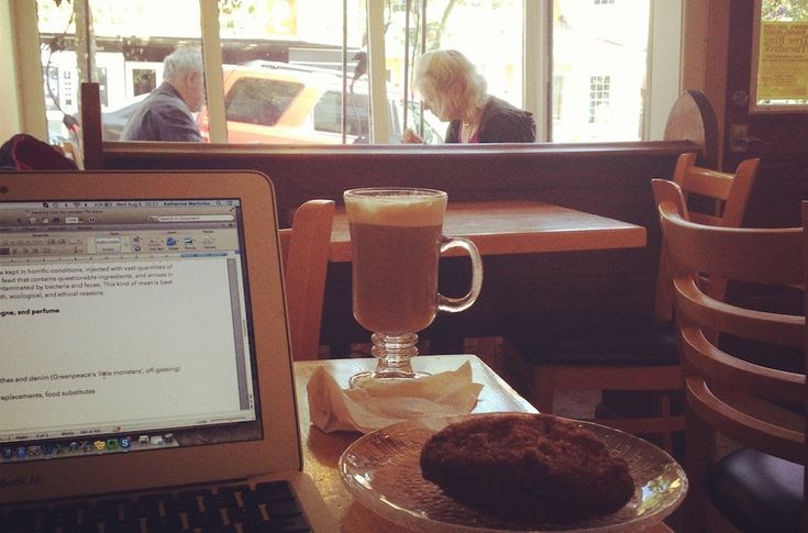 How long is it acceptable to sit in a coffee shop?
