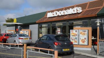 How many Costa Drive thrus in UK?