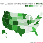 How many Starbucks are there in USA?