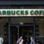 How many Starbucks locations are in Manhattan?