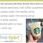 How many Starbucks syrups are there?