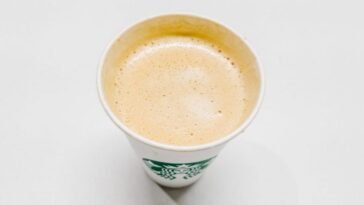 How many calories Starbucks Blonde vanilla latte?