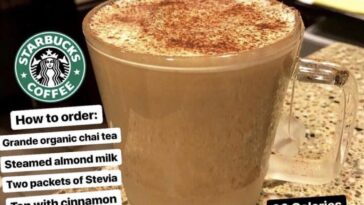 How many calories are in a Starbucks chai tea latte with almond milk?