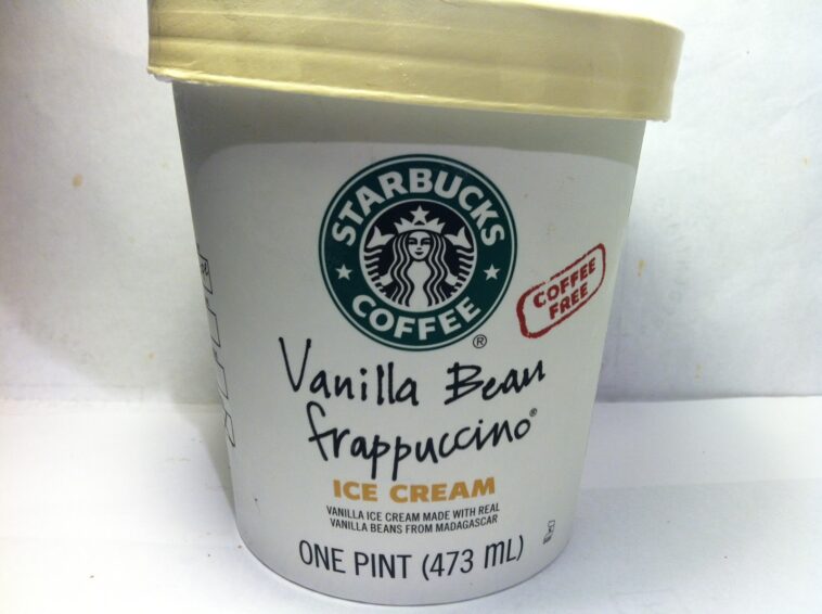 How many calories are in a Starbucks vanilla bean cream?