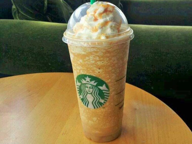 How many calories are in a caramel cream frappuccino?