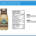 How many calories are in a coffee frappuccino from Starbucks?