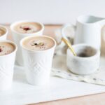 How many calories are in a dirty chai with almond milk?