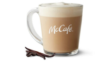 How many calories are in a large French vanilla coffee?