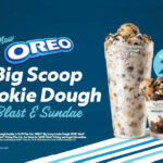 How many calories are in a large cookies and cream frappuccino?