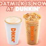 How many calories are in a medium iced latte with oat milk?